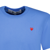 Comme Des Garcons Small Stitch Heart T-Shirt Blue - Boinclo ltd - Outlet Sale Under Retail