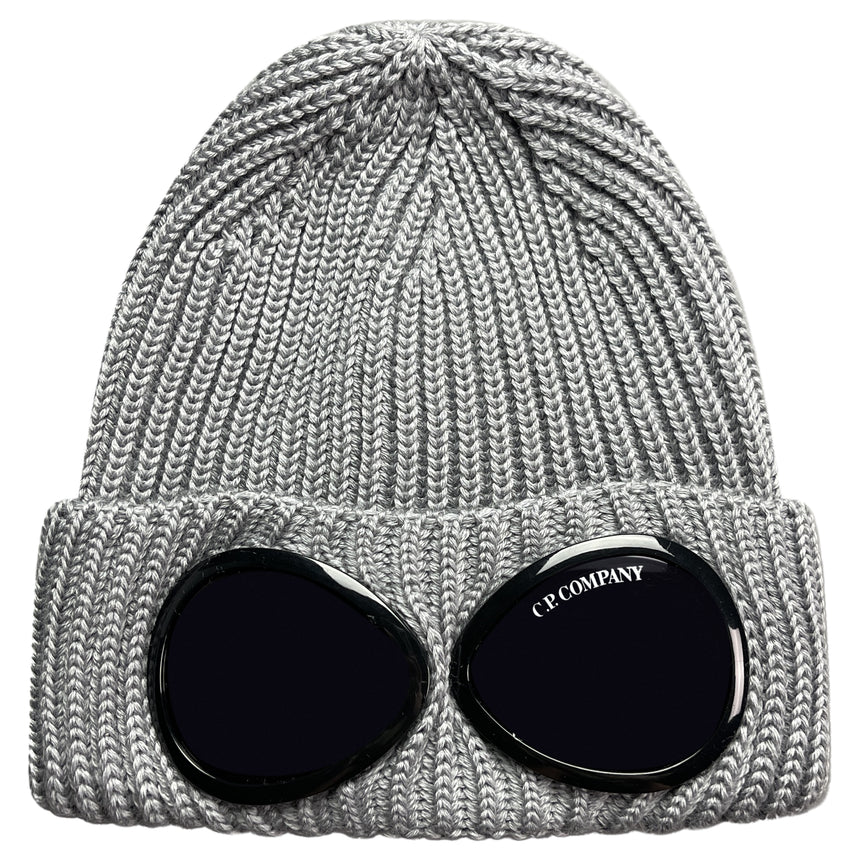 Wool Goggle Beanie Grey