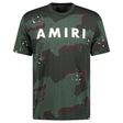 Amiri Army Logo T - shirt Camo Green - Boinclo ltd - Outlet Sale Under Retail