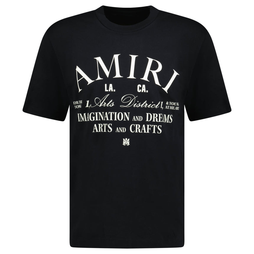 Amiri Arts District Logo T - Shirt Black & White - Boinclo ltd - Outlet Sale Under Retail