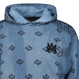 Amiri Bandana Knitted Basketball Hoodie in Blue - Boinclo - Outlet Sale Under Retail