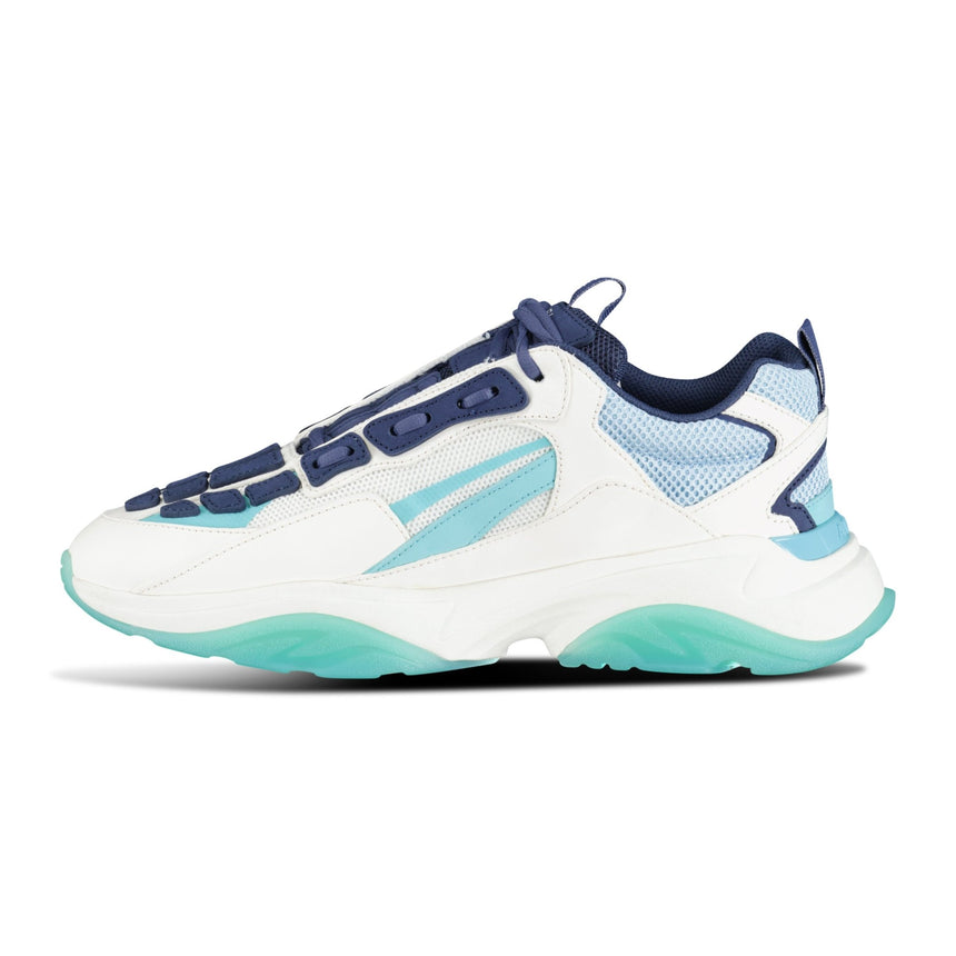 Amiri Bone - Runner Trainers Baby Blue, Navy & White - Boinclo ltd - Outlet Sale Under Retail