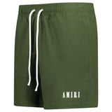 Amiri Core Logo Drawstring Swim Shorts Olive Green - Boinclo - Outlet Sale Under Retail