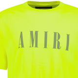 Amiri Core Logo T - shirt Lime & Grey - Boinclo ltd - Outlet Sale Under Retail