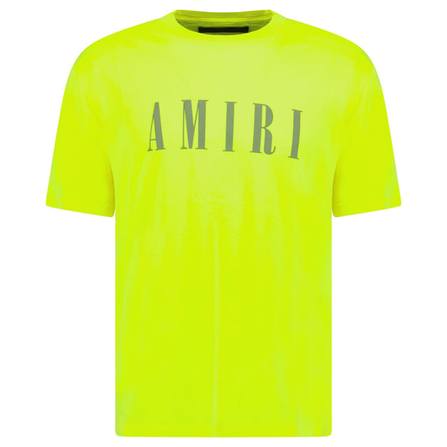 Amiri Core Logo T - shirt Lime & Grey - Boinclo ltd - Outlet Sale Under Retail