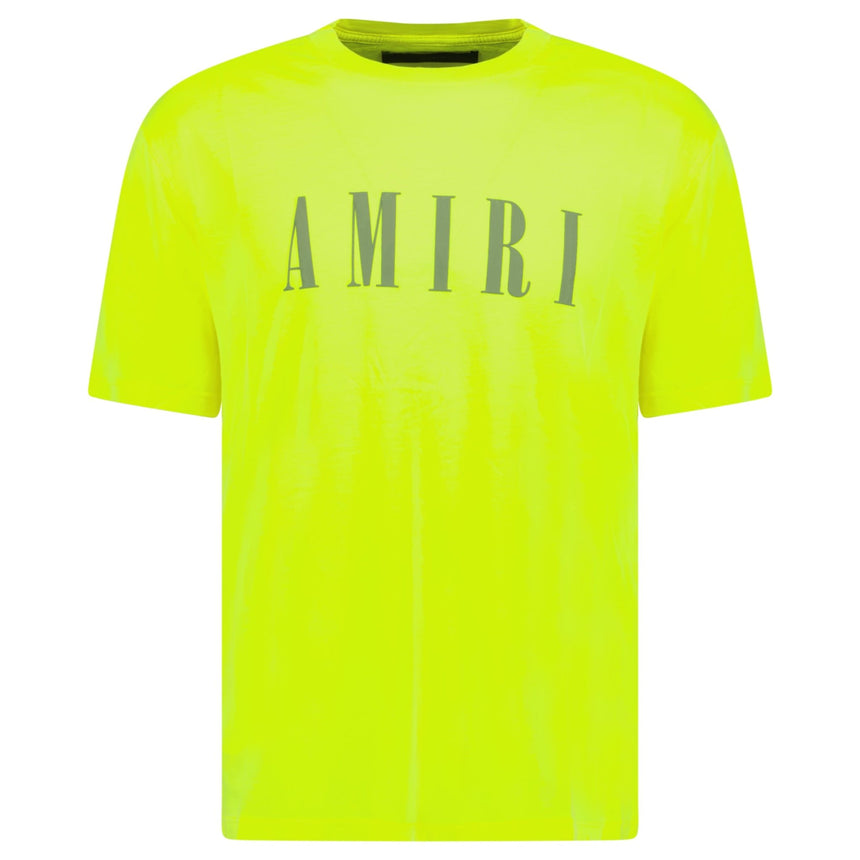 Amiri Core Logo T - shirt Lime & Grey - Boinclo ltd - Outlet Sale Under Retail