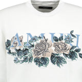 AMIRI Knit Cotton White Floral T - Shirt - Boinclo ltd - Outlet Sale Under Retail