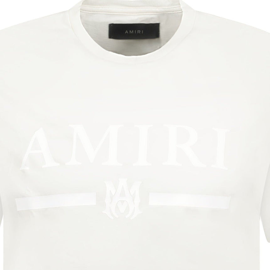 Amiri MA Bar Logo T - shirt Alabaster - Boinclo ltd - Outlet Sale Under Retail