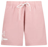 Amiri MA Bar White Logo Drawstring Swim Shorts Peach - Boinclo ltd - Outlet Sale Under Retail