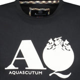 Aquascutum "A" Logo T - Shirt Black - Boinclo ltd - Outlet Sale Under Retail