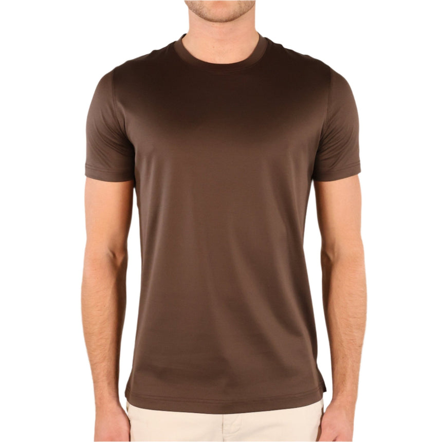 Bespoke Stylings Mercerized Cotton T-Shirt Brown - Boinclo - Outlet Sale Under Retail