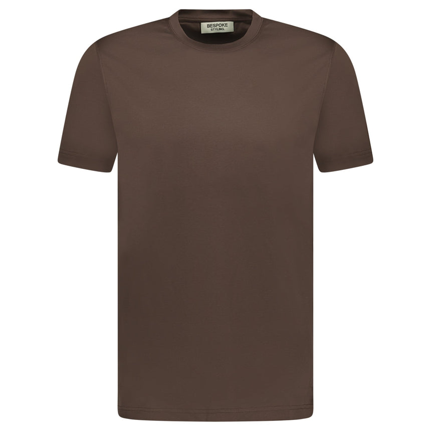 Bespoke Stylings Mercerized Cotton T-Shirt Brown - Boinclo - Outlet Sale Under Retail