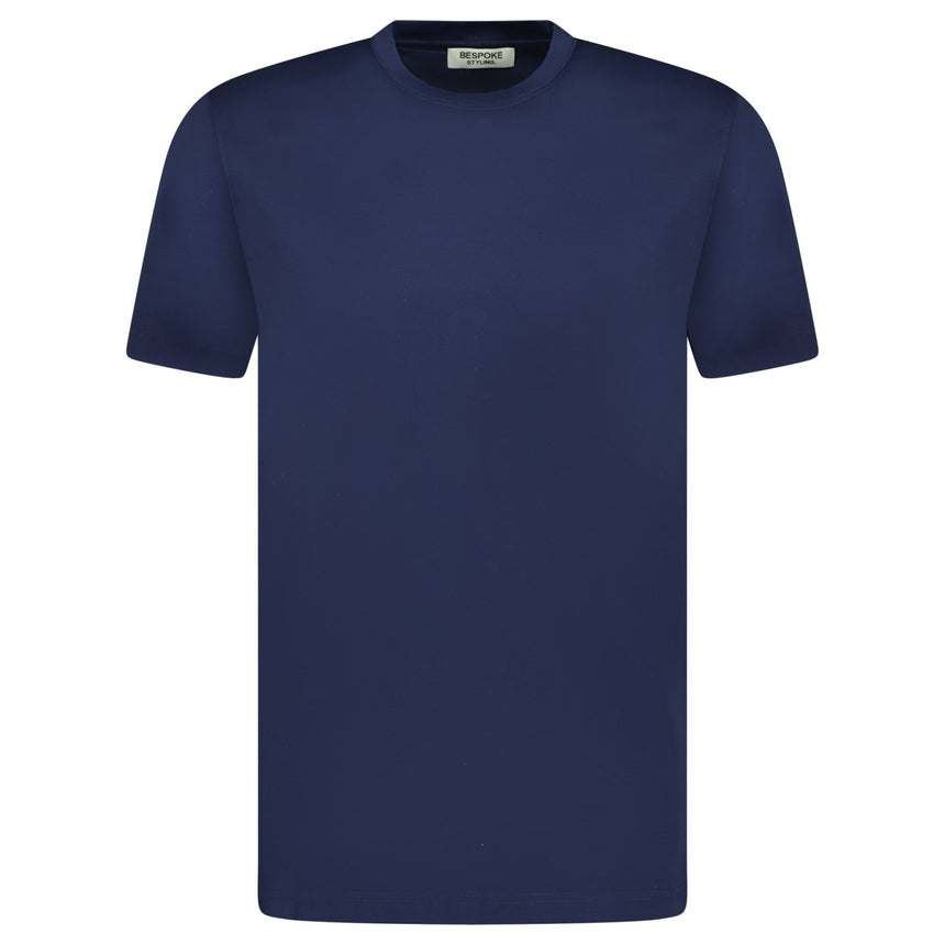 Bespoke Stylings Mercerized Cotton T-Shirt Navy - Boinclo - Outlet Sale Under Retail