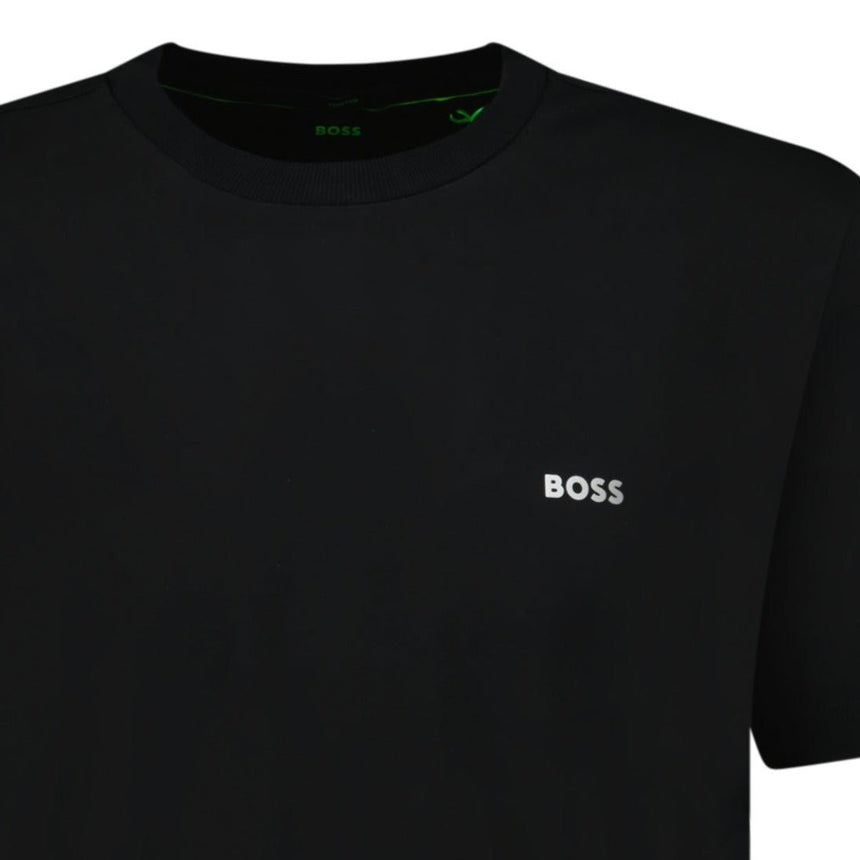 BOSS Active Logo - Print T - Shirt Black - Boinclo ltd - Outlet Sale Under Retail