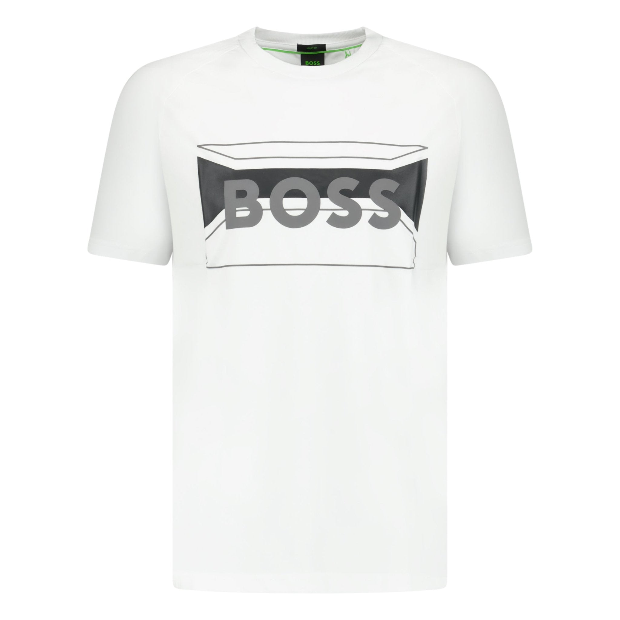 Color variation of Cotton-Blend Regular-Fit T-Shirt With Logo Artwork White