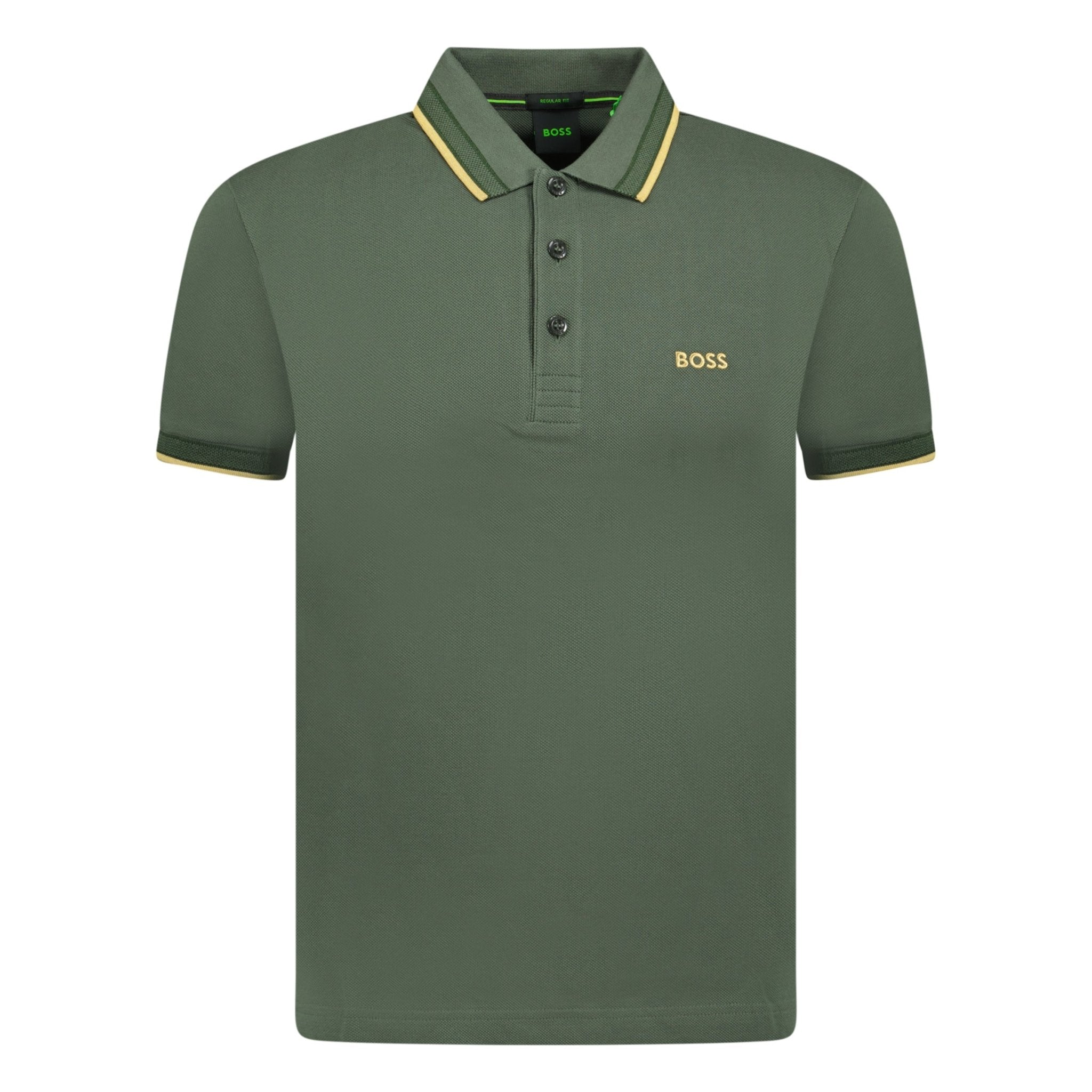 Color variation of Gold Logo Polo-Shirt Khaki