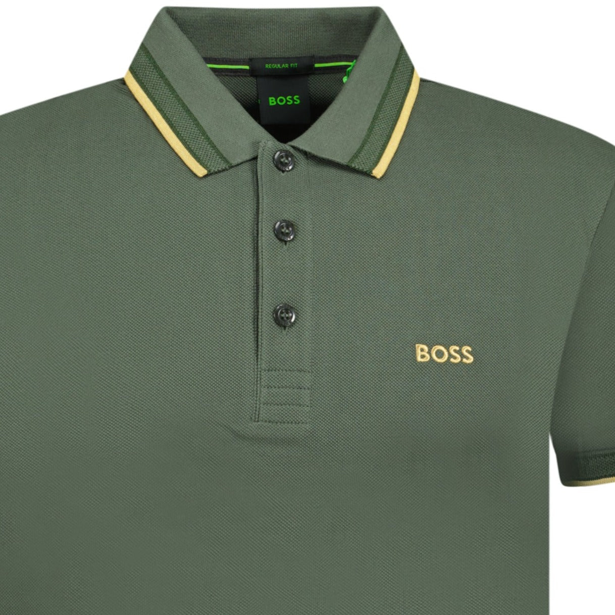 Hugo Boss Gold Logo Polo-Shirt Khaki - Outlet Sale Always Under Retail –  Boinclo
