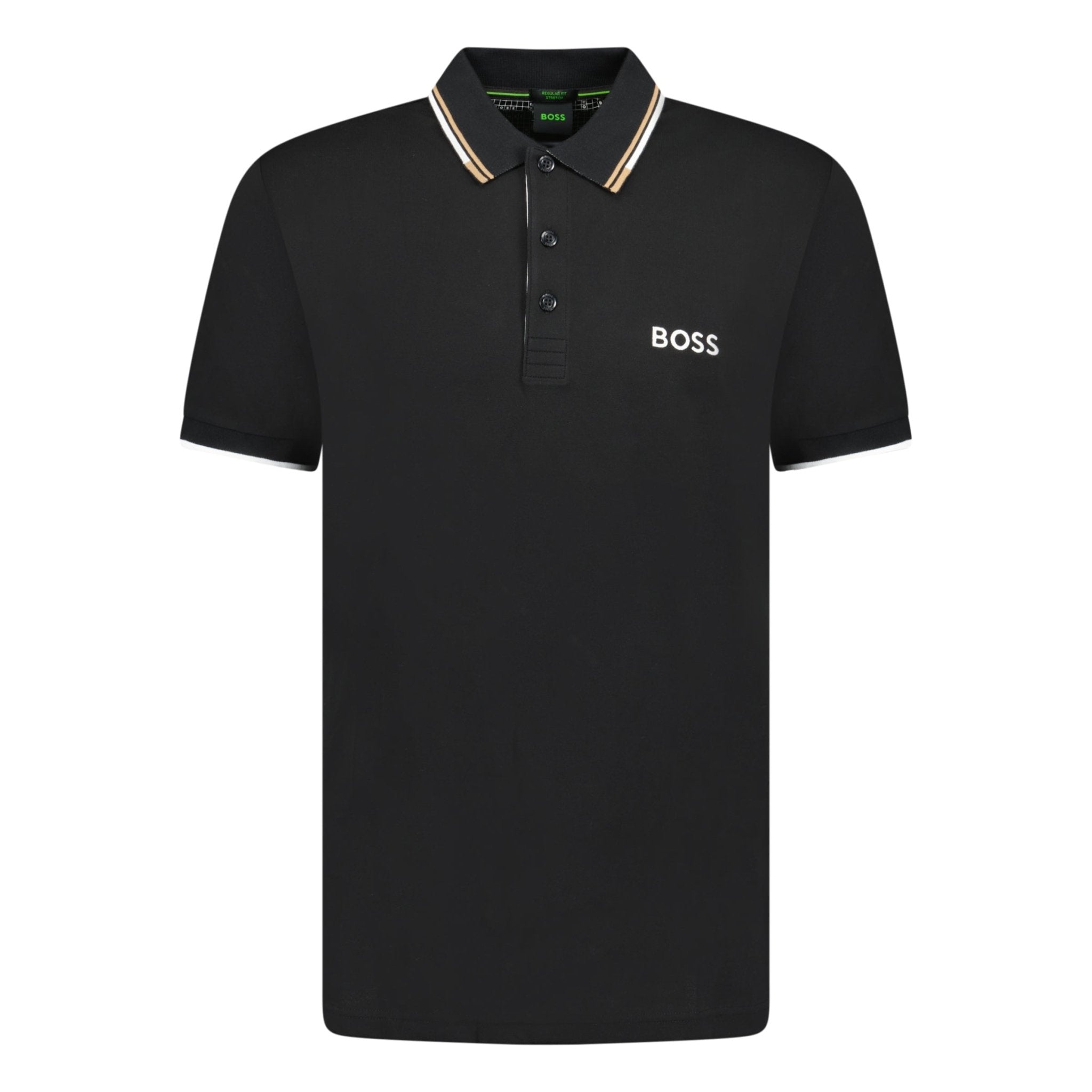 Color variation of Green Label Paddy Pro Polo Shirt Black