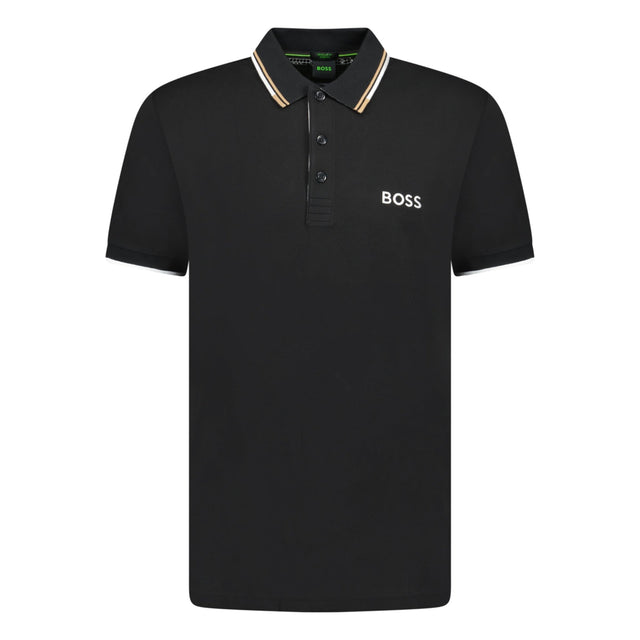 Boss Green Label Paddy Pro Polo Shirt Black - Boinclo ltd - Outlet Sale Under Retail