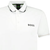 BOSS Paul Pro Polo T - Shirt White - Boinclo ltd - Outlet Sale Under Retail