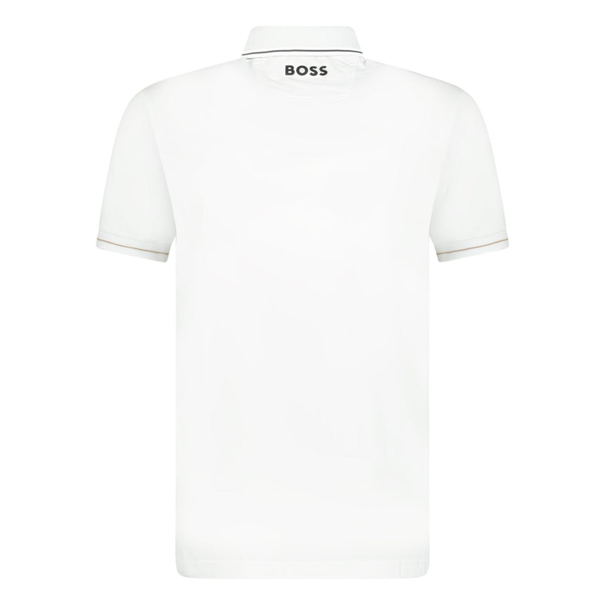 BOSS Paul Pro Polo T - Shirt White - Boinclo ltd - Outlet Sale Under Retail