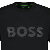 BOSS REFLECTIVE LOGO T - SHIRT BLACK - Boinclo ltd - Outlet Sale Under Retail