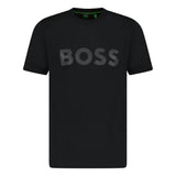 BOSS REFLECTIVE LOGO T - SHIRT BLACK - Boinclo ltd - Outlet Sale Under Retail