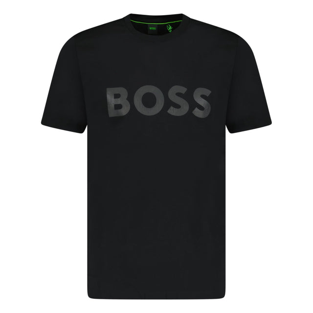 BOSS REFLECTIVE LOGO T - SHIRT BLACK - Boinclo ltd - Outlet Sale Under Retail