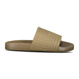 Bottega Veneta 'Carpet' Embossed Rubber Slides Jute Brown - Boinclo ltd - Outlet Sale Under Retail