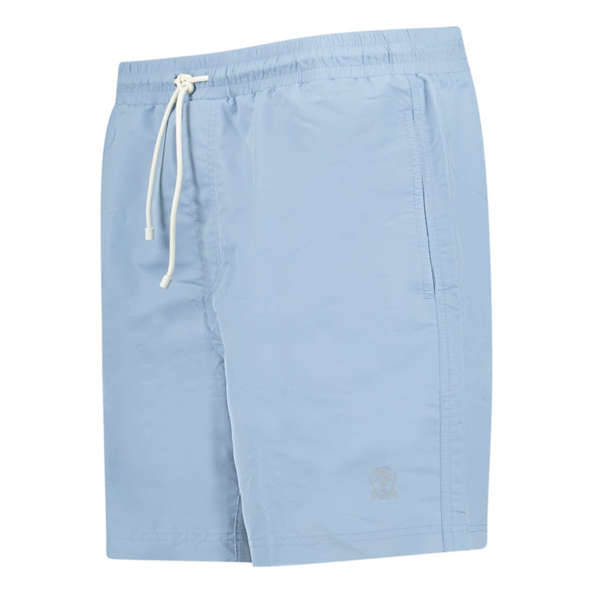 Brunello Cucinelli Logo Swim Shorts Light Blue - Boinclo - Outlet Sale Under Retail