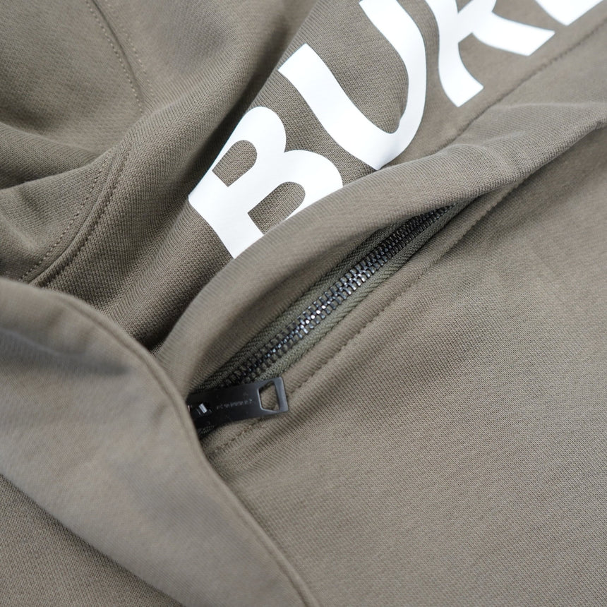 Burberry 'Acklow' Rear Logo Print Sweatshirt Khaki - Boinclo - Outlet Sale Under Retail