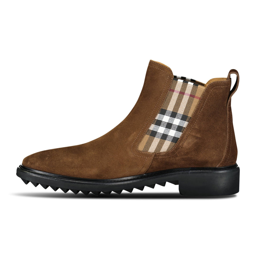 Burberry Allostock Suede Chelsea Boots Brown - Boinclo ltd - Outlet Sale Under Retail