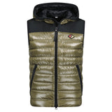 Burberry 'Barstone' Hooded Down Gilet Khaki - Boinclo - Outlet Sale Under Retail