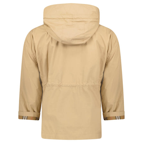 Burberry 'Birley' Check Hooded Rain Jacket Archive Beige - Boinclo - Outlet Sale Under Retail