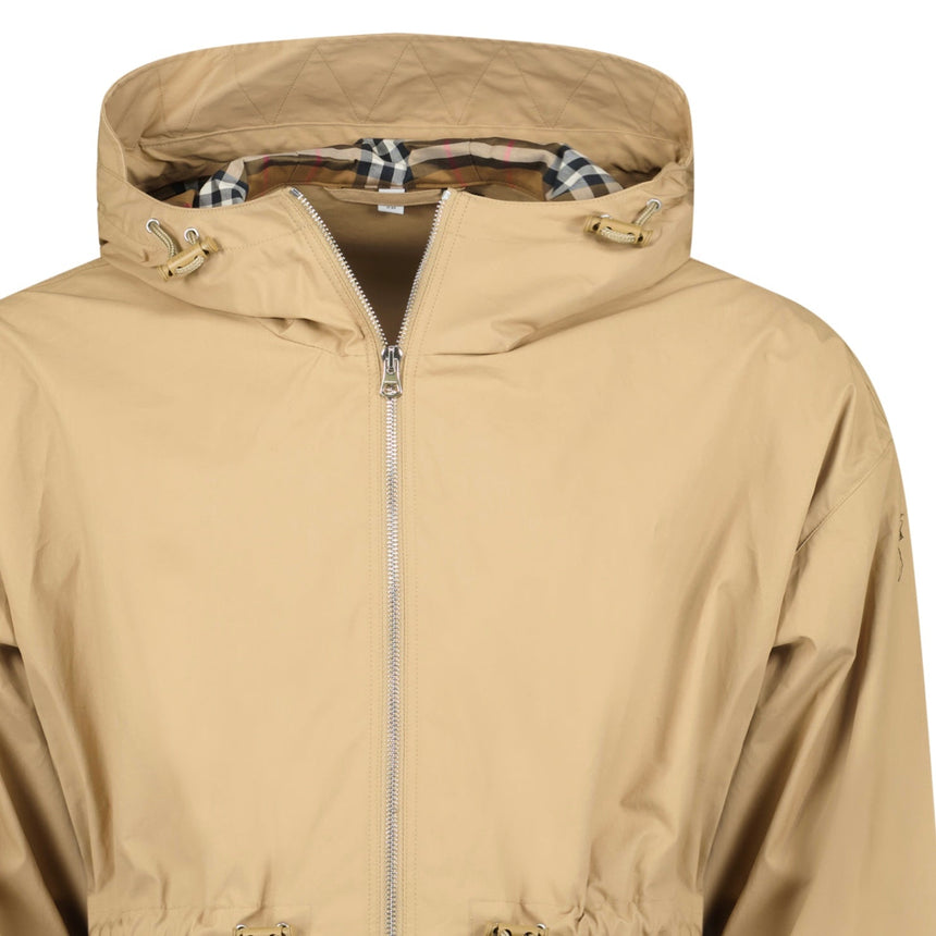 Burberry 'Birley' Check Hooded Rain Jacket Archive Beige - Boinclo - Outlet Sale Under Retail