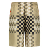 Burberry 'Bradeston' Silk Pixel Check Shorts Brown - Boinclo - Outlet Sale Under Retail