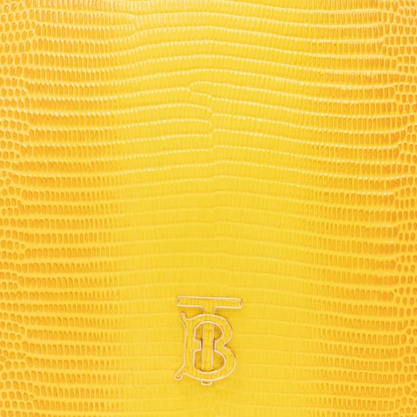 Burberry Burberry LS TB Pouch in Lizard Skin Effect Yellow - Boinclo - Outlet Sale Under Retail