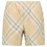 Burberry Check Swim Shorts Flax Beige - Boinclo - Outlet Sale Under Retail