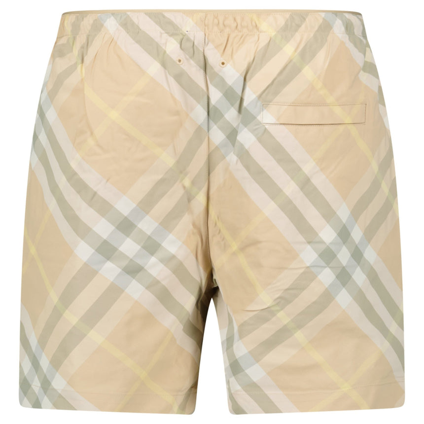 Burberry Check Swim Shorts Flax Beige - Boinclo - Outlet Sale Under Retail