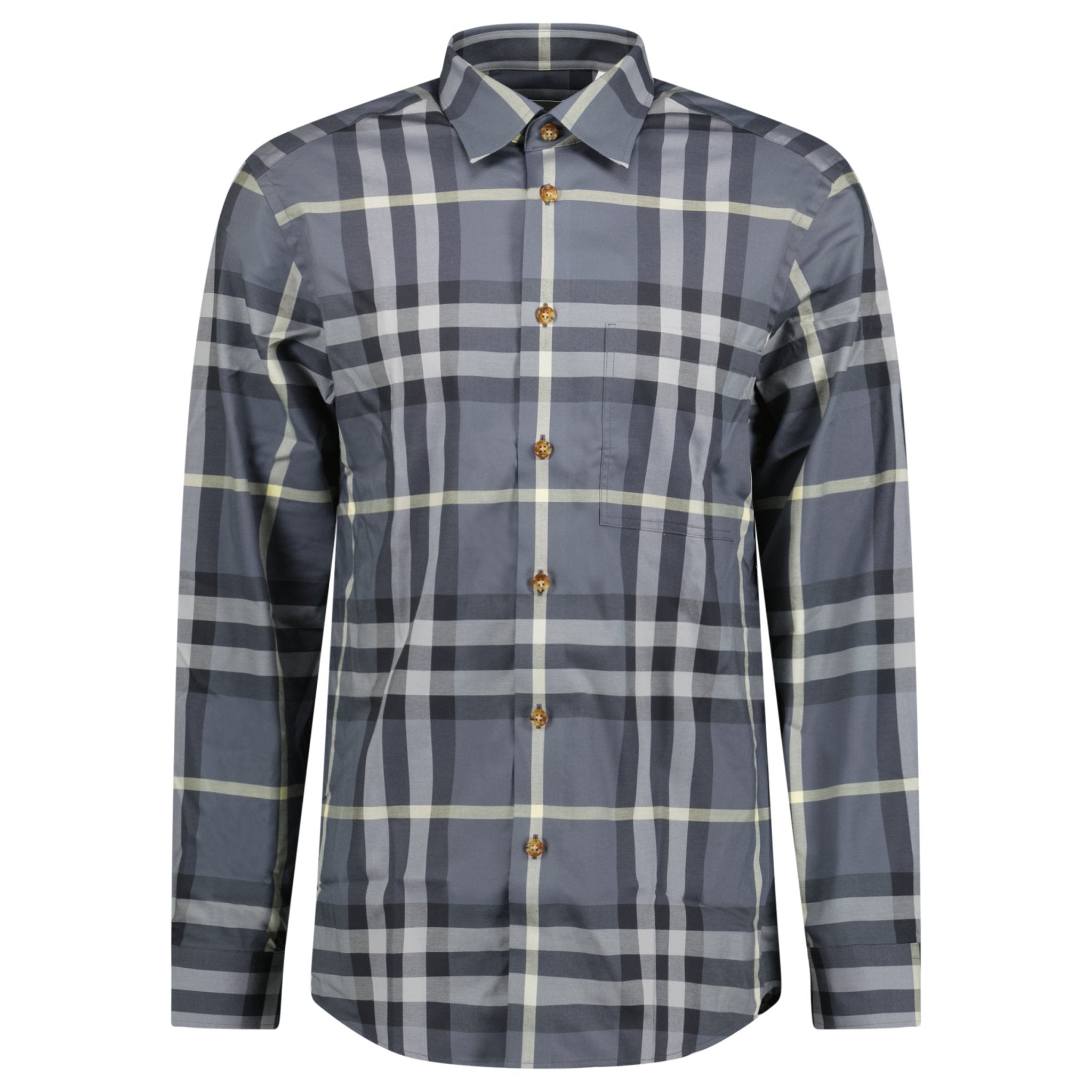 Color variation of 'Claverdon' Check Shirt in Grey & Black