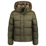 Burberry Halsby Down Puffer Jacket Khaki Green - Boinclo - Outlet Sale Under Retail