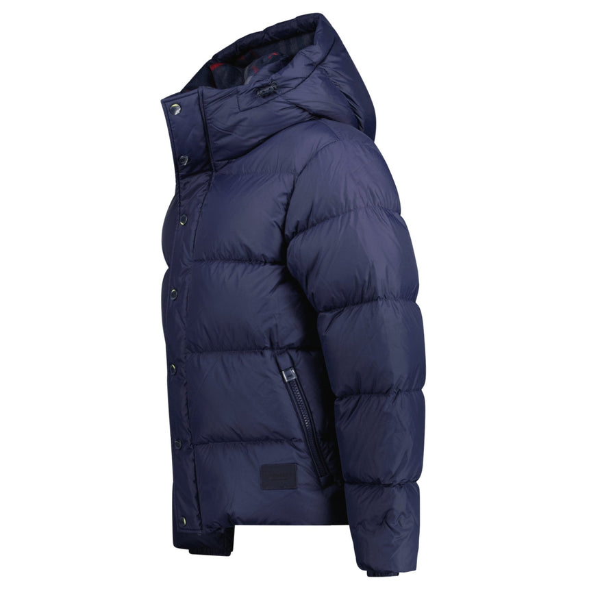 Burberry Halsby Down Puffer Jacket Navy Blue - Boinclo - Outlet Sale Under Retail