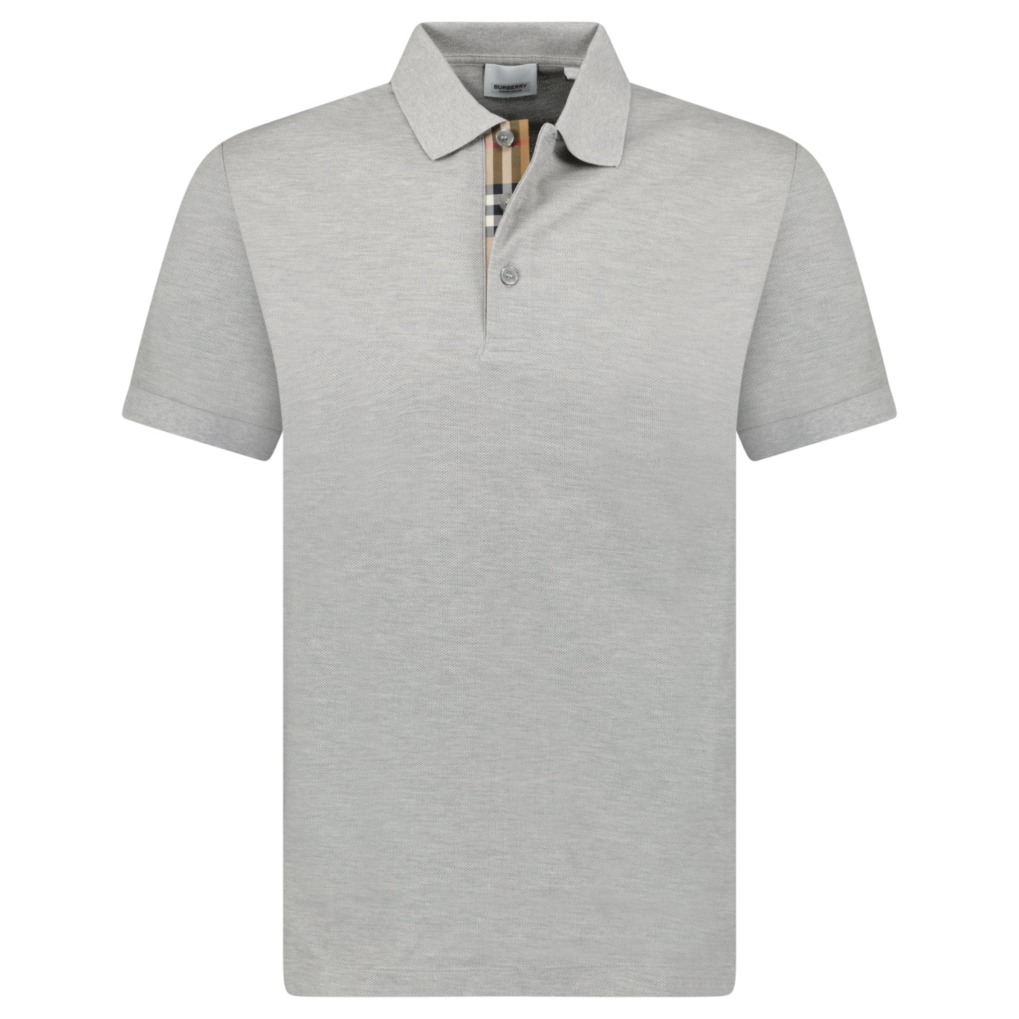 Color variation of 'Hartford' Check Placket Polo Grey