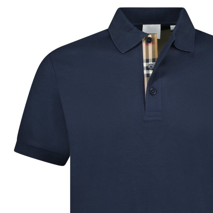 Burberry Hartford Polo Shirt Bright Navy store Blue M*