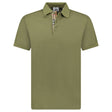 Burberry 'Hartford' Check Placket Polo Olive - Boinclo - Outlet Sale Under Retail