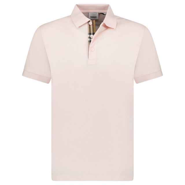 Burberry 'Hartford' Check Placket Polo Pink - Boinclo - Outlet Sale Under Retail