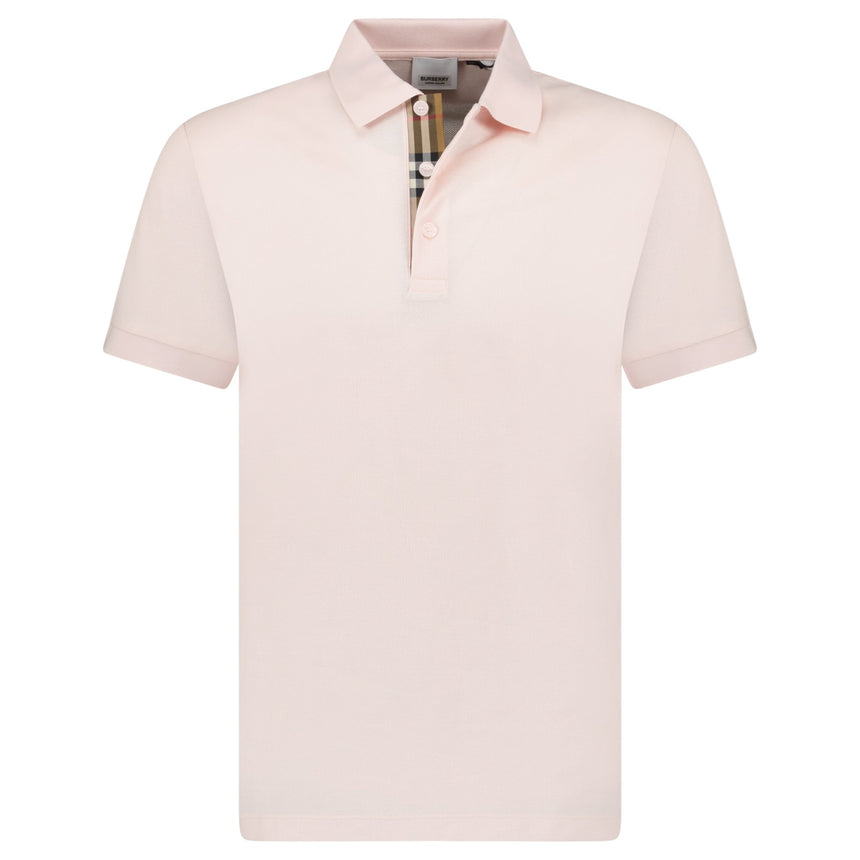 Burberry 'Hartford' Check Placket Polo Pink - Boinclo - Outlet Sale Under Retail