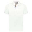 Burberry 'Hartford' Check Placket Polo White - Boinclo - Outlet Sale Under Retail