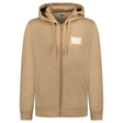 Burberry 'Hove' Logo Hoodie Zip Sweatshirt Camel Beige - Boinclo - Outlet Sale Under Retail