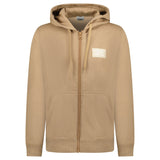 Burberry 'Hove' Logo Hoodie Zip Sweatshirt Camel Beige - Boinclo - Outlet Sale Under Retail